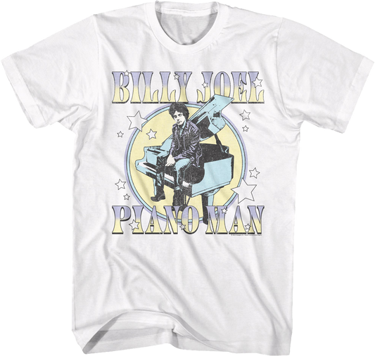 Piano Man Stars Billy Joel T-Shirt