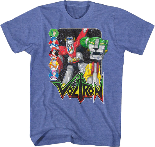 Pilots and Robot Voltron T-Shirt