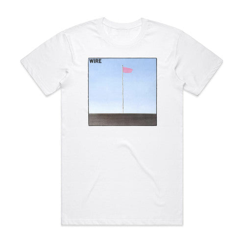 Wire Pink Flag Album Cover T-Shirt White