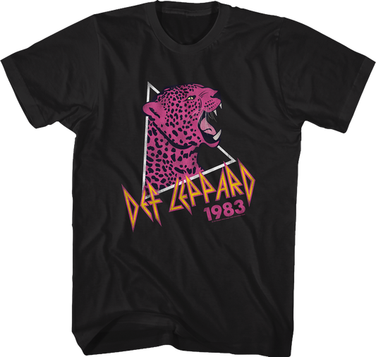 Pink Leopard 1983 Def Leppard T-Shirt