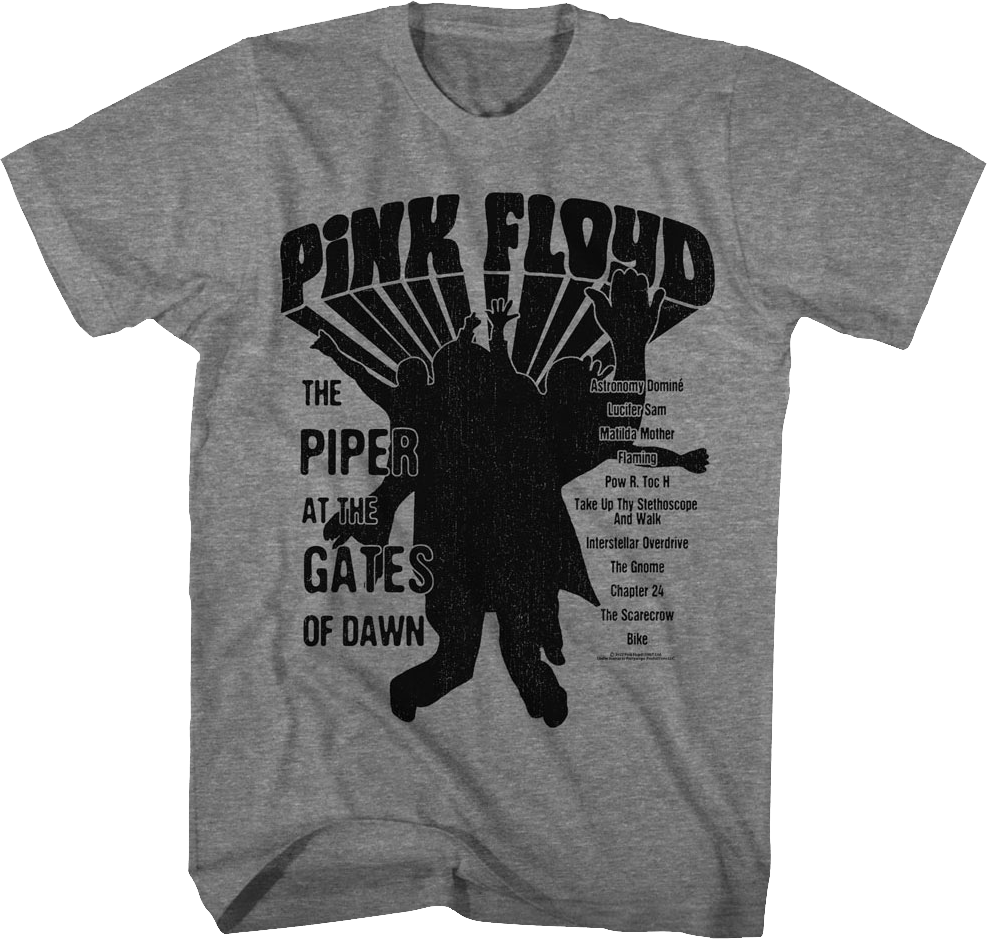 Piper At The Gates Silhouettes Pink Floyd T-Shirt