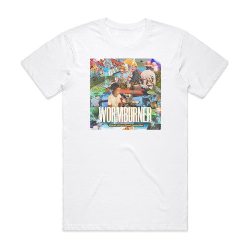 Wormburner Pleasant Living In Planned Communities Album Cover T-Shirt White