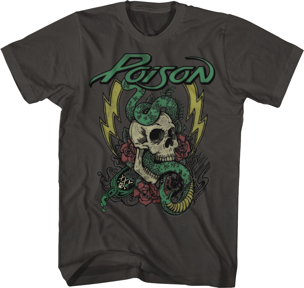 Poison Snake and Skull T-Shirt