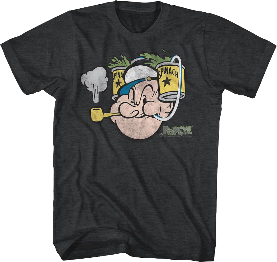 Popeye Spinach Hat T-Shirt