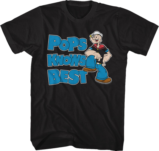 Pops Knows Best Popeye T-Shirt