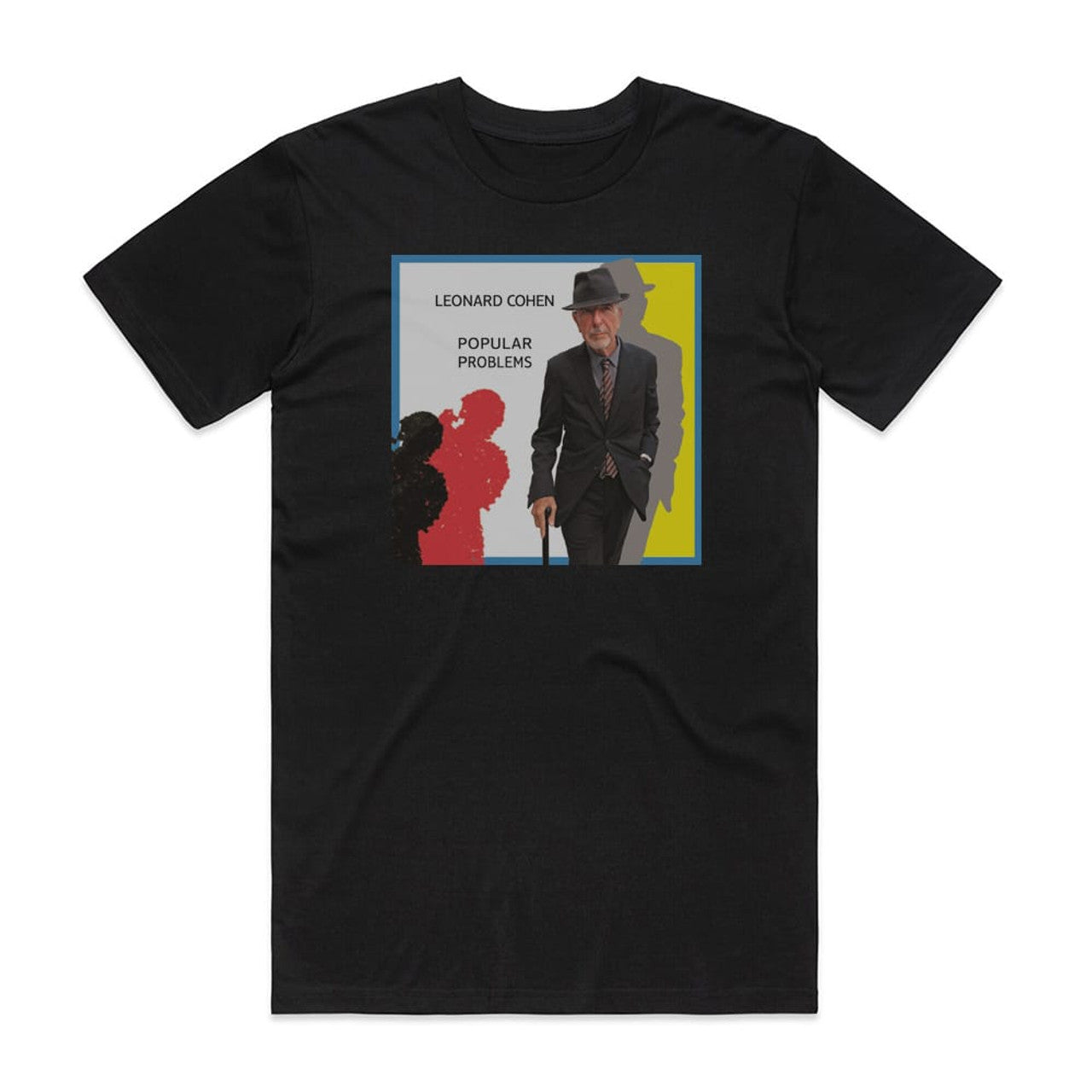 Leonard Cohen Popular Problems T-Shirt Black