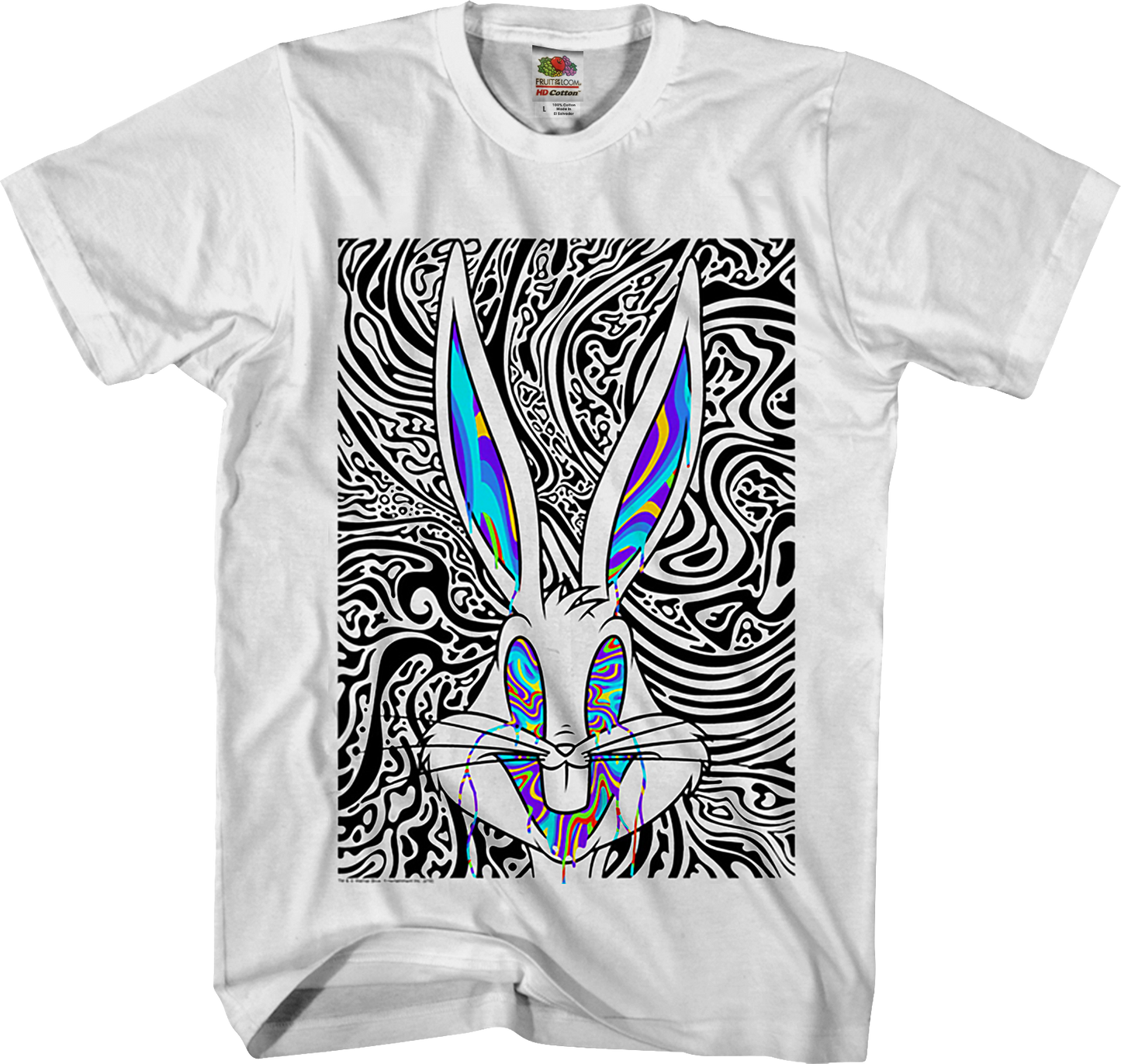 Psychedelic Bugs Bunny Looney Tunes T-Shirt