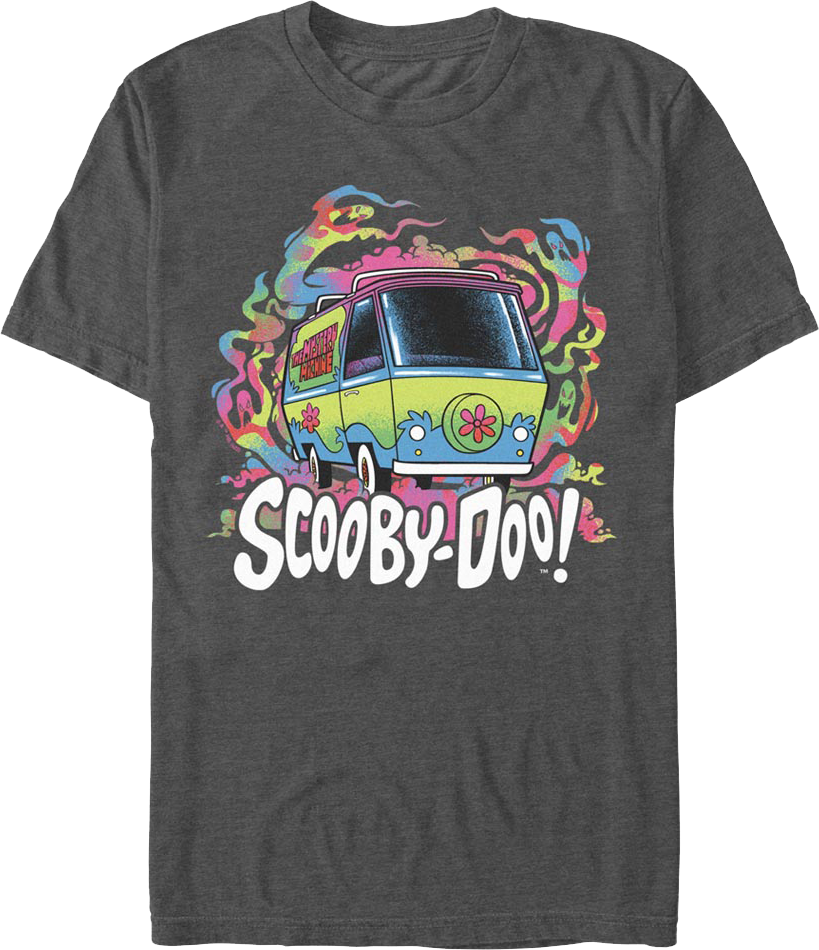 Psychedelic Ghosts Scooby-Doo T-Shirt