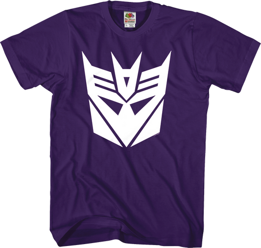 Purple Decepticons Logo Transformers T-Shirt