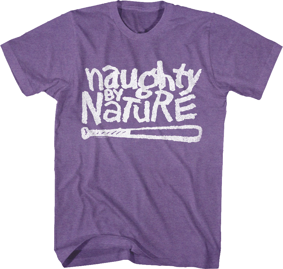 Purple Logo Naughty By Nature T-Shirt