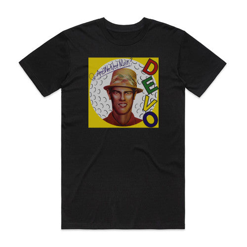 Devo Q Are We Not Men A We Are Devo Album Cover T-Shirt Black