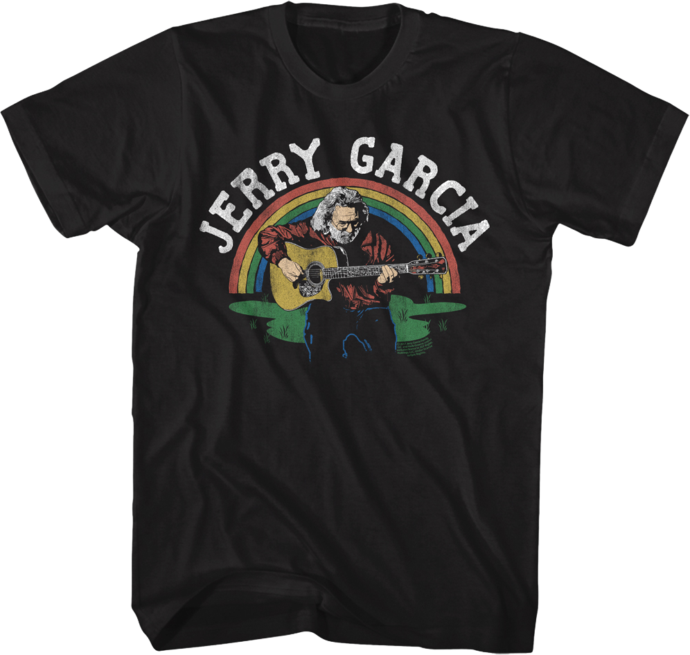 Rainbow Jerry Garcia T-Shirt