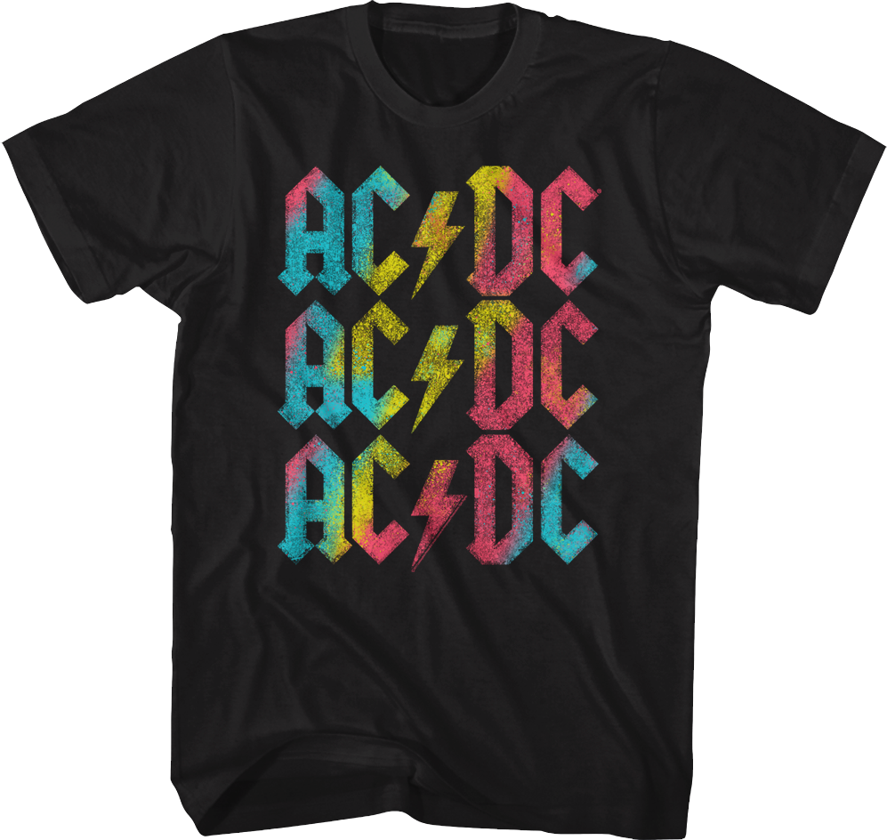 Rainbow Logo ACDC T-Shirt