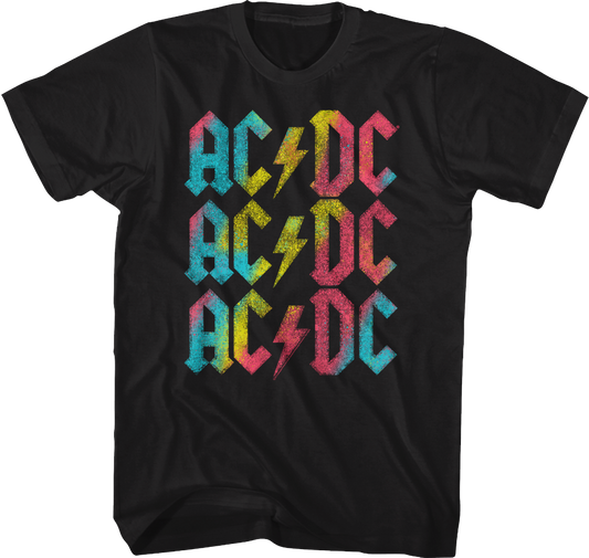 Rainbow Logo ACDC T-Shirt