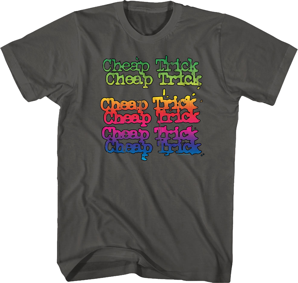 Rainbow Logo Cheap Trick T-Shirt