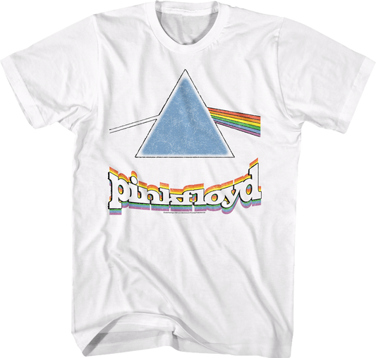 Rainbow Prism Dark Side of the Moon Pink Floyd T-Shirt