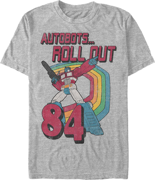 Rainbow Roll Out Transformers T-Shirt