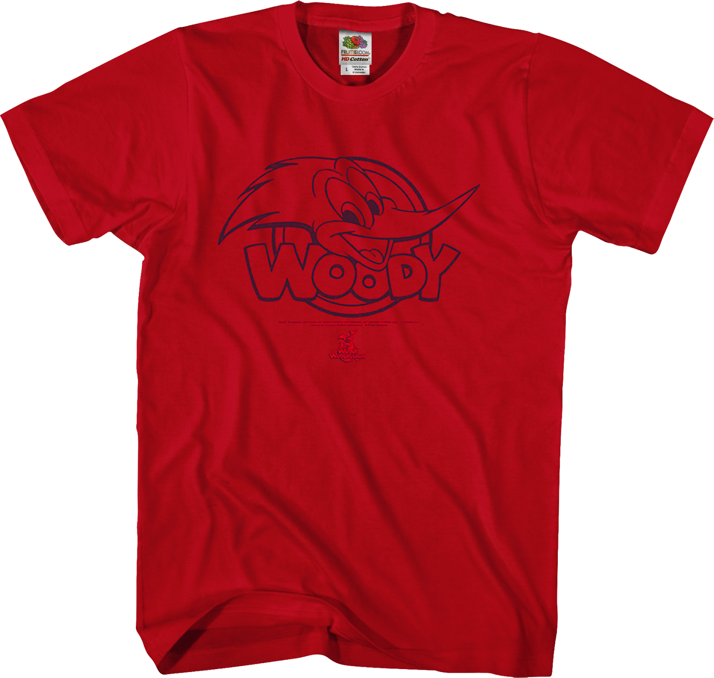 Red Woody Woodpecker T-Shirt