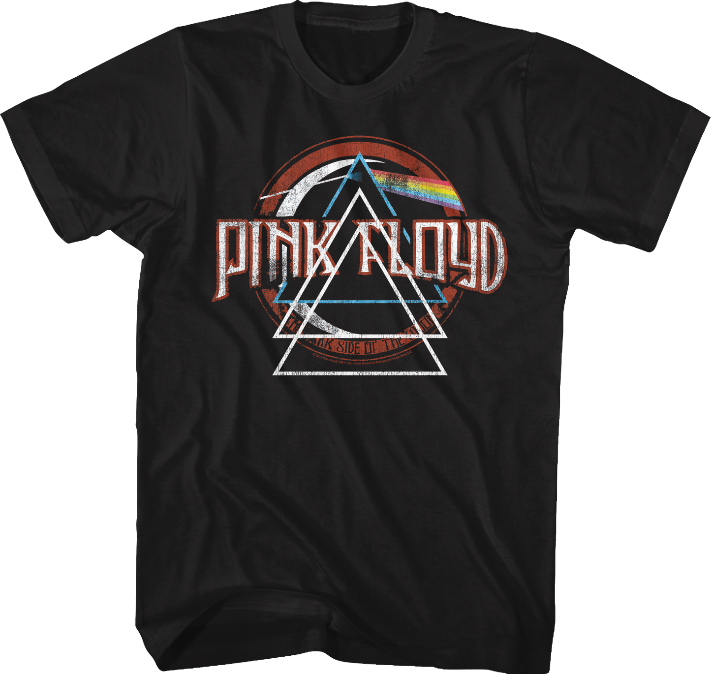 Repeated Prism Dark Side of the Moon Pink Floyd T-Shirt