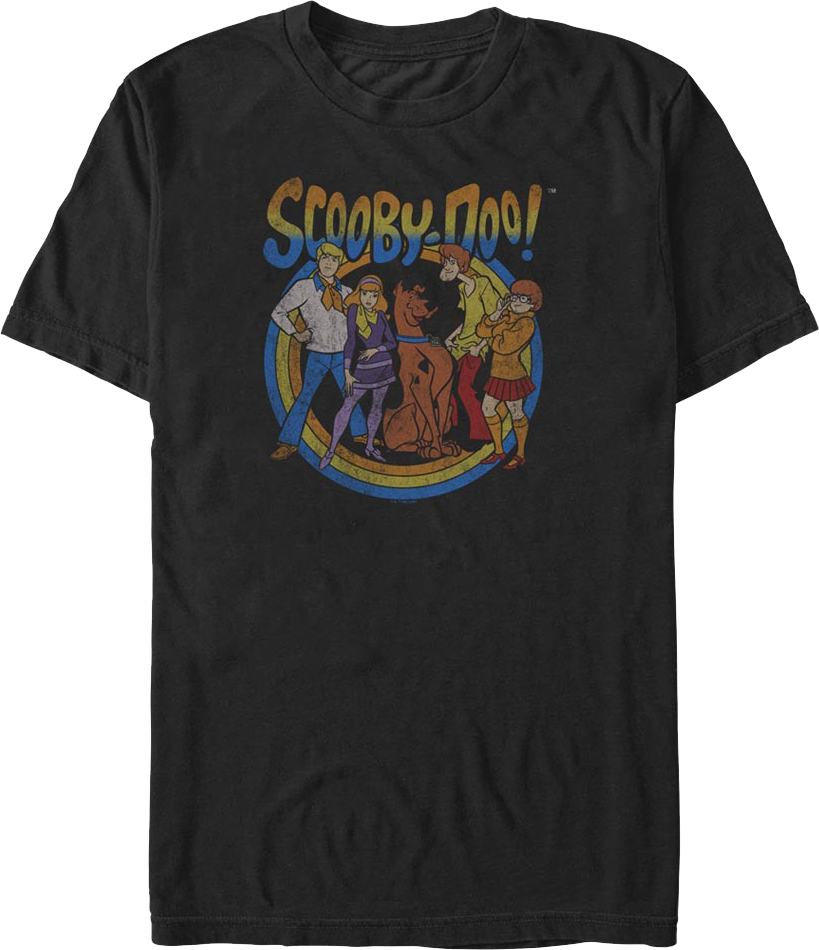 Retro Circle Scooby-Doo T-Shirt