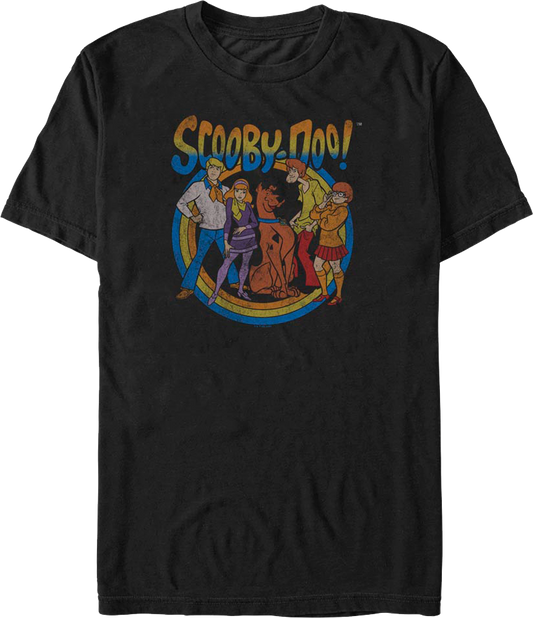 Retro Circle Scooby-Doo T-Shirt