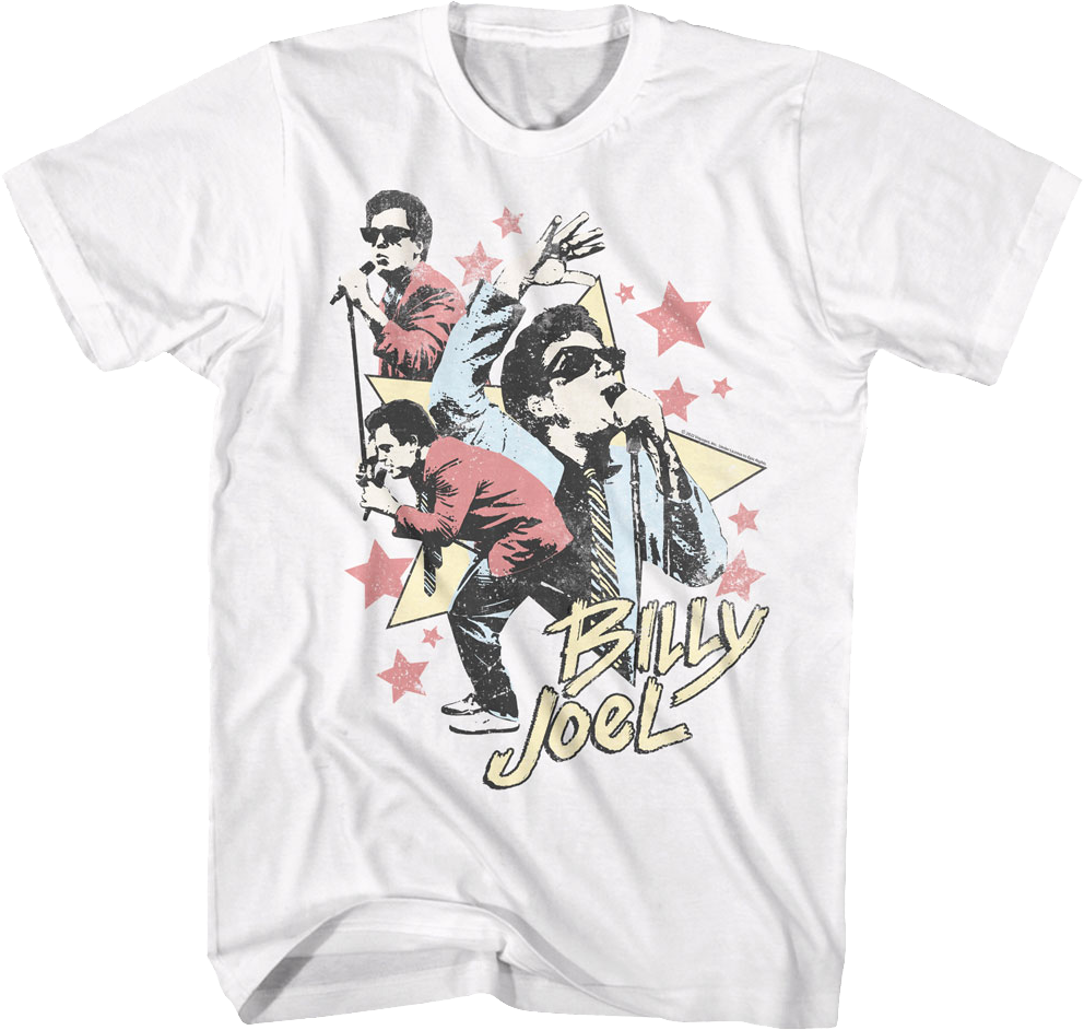 Retro Collage Billy Joel T-Shirt