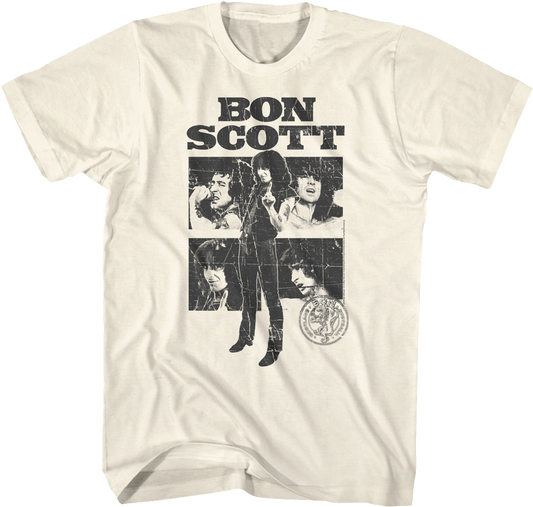 Retro Collage Bon Scott T-Shirt