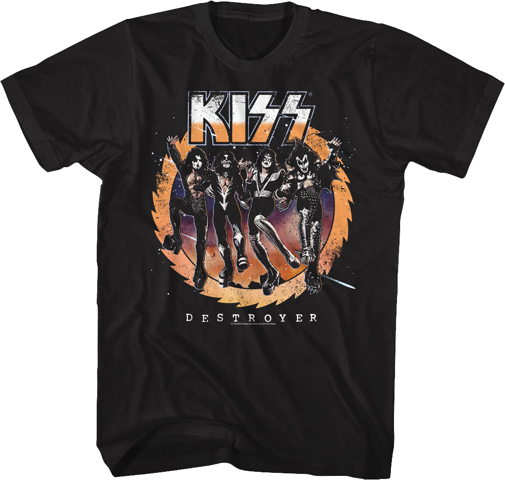 Retro Destroyer KISS T-Shirt