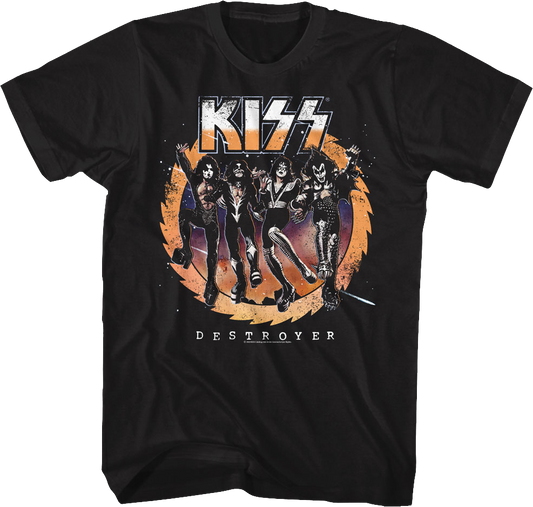 Retro Destroyer KISS T-Shirt