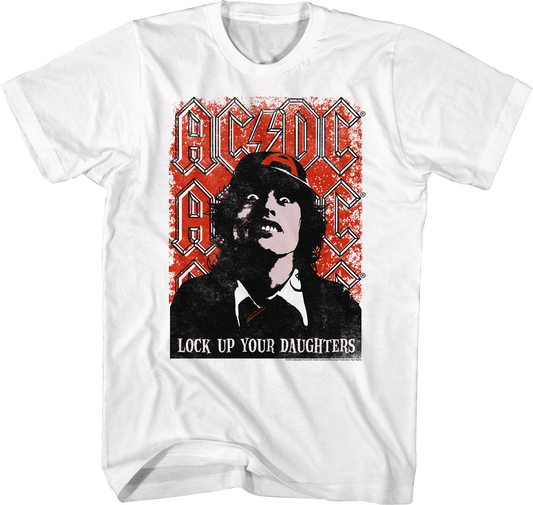 Retro Lock Up Your Daughters ACDC Shirt