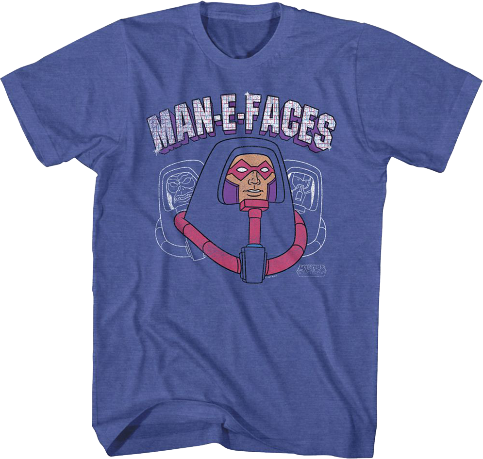 Vintage Man-E-Faces Masters of the Universe T-Shirt