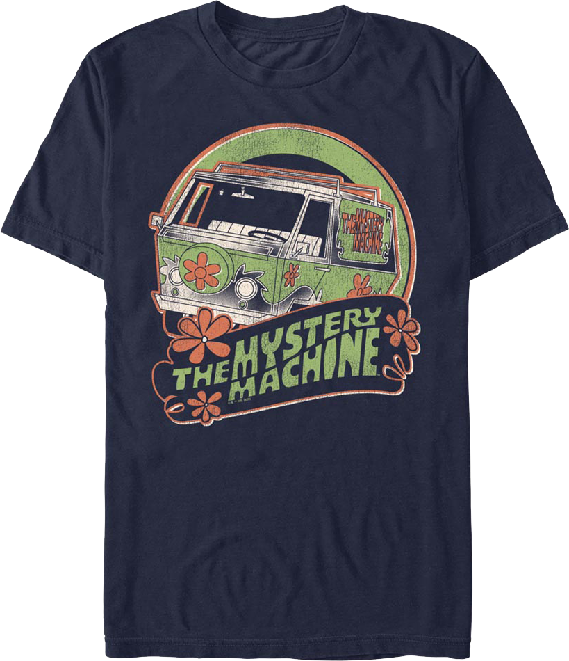 Retro Mystery Machine Logo Scooby-Doo T-Shirt