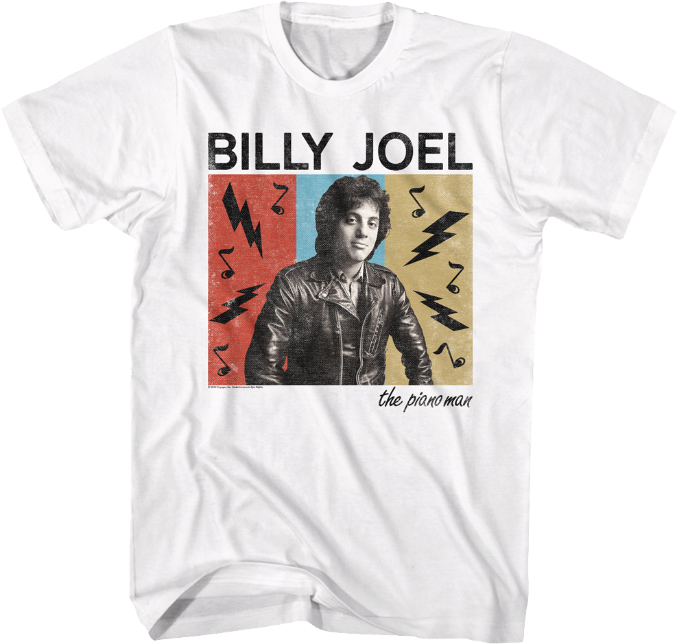 Retro Piano Man Billy Joel T-Shirt