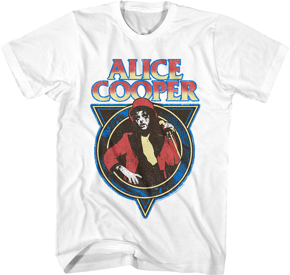 Retro Shapes Alice Cooper T-Shirt