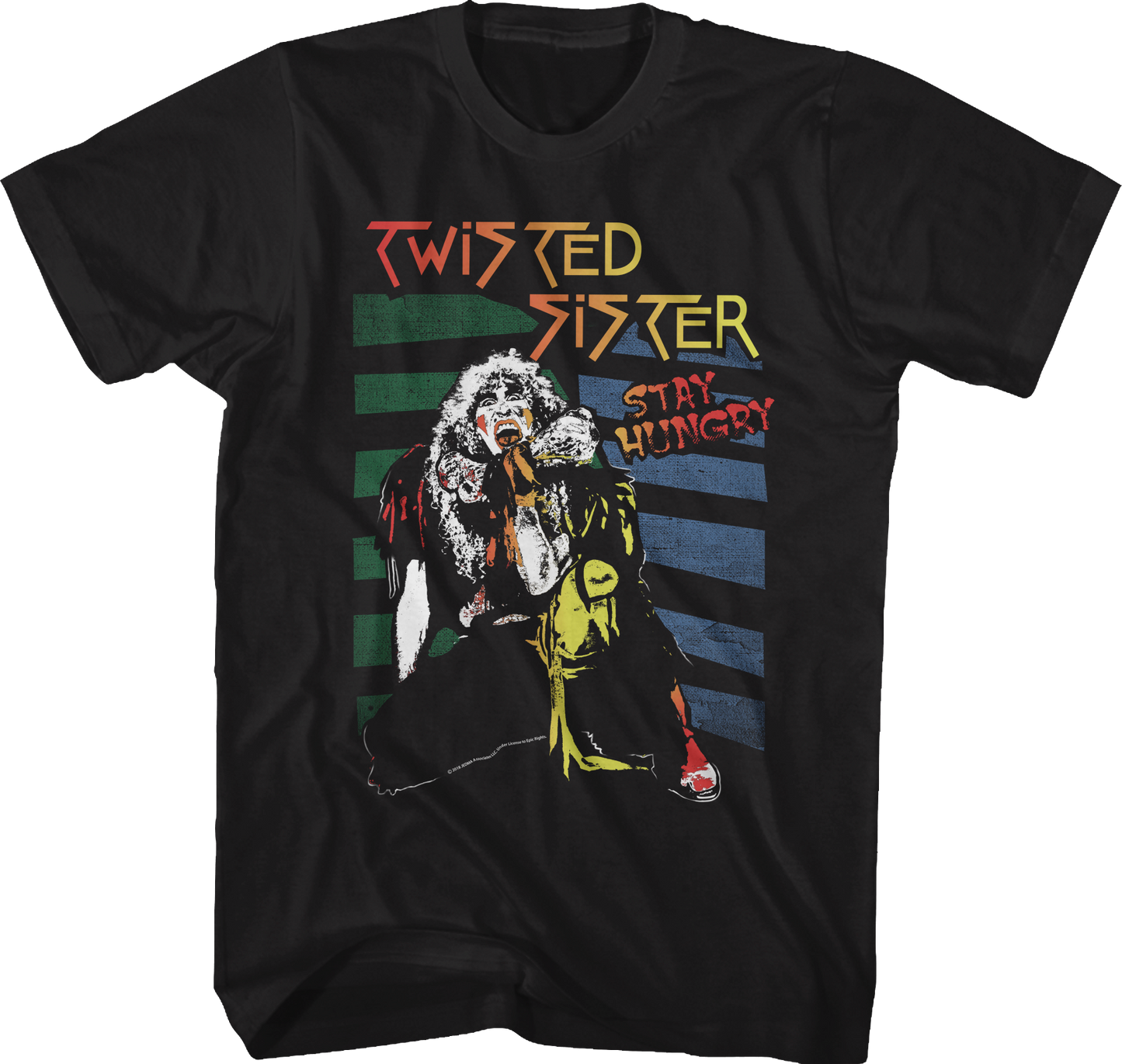 Retro Stay Hungry Twisted Sister T-Shirt