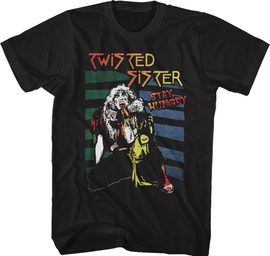 Retro Stay Hungry Twisted Sister T-Shirt