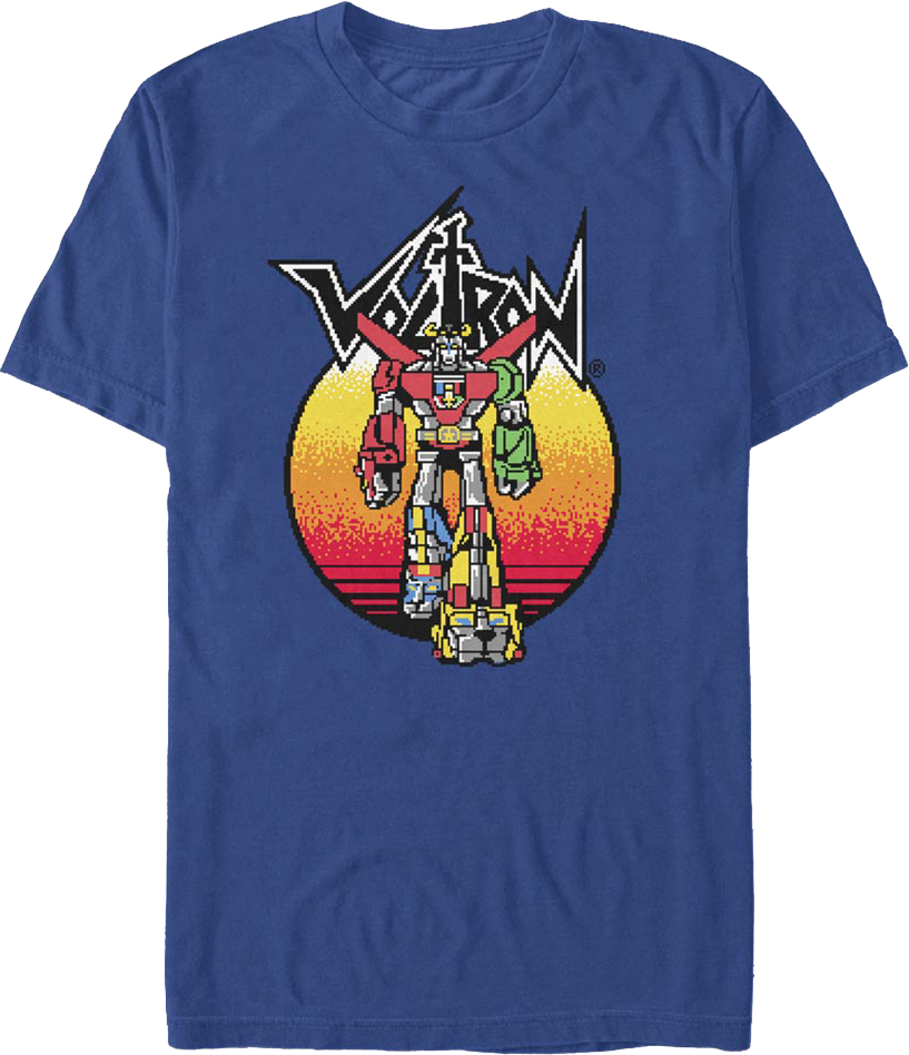 Retro Sunset Voltron T-Shirt