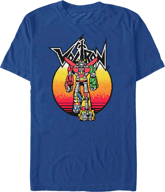 Retro Sunset Voltron T-Shirt