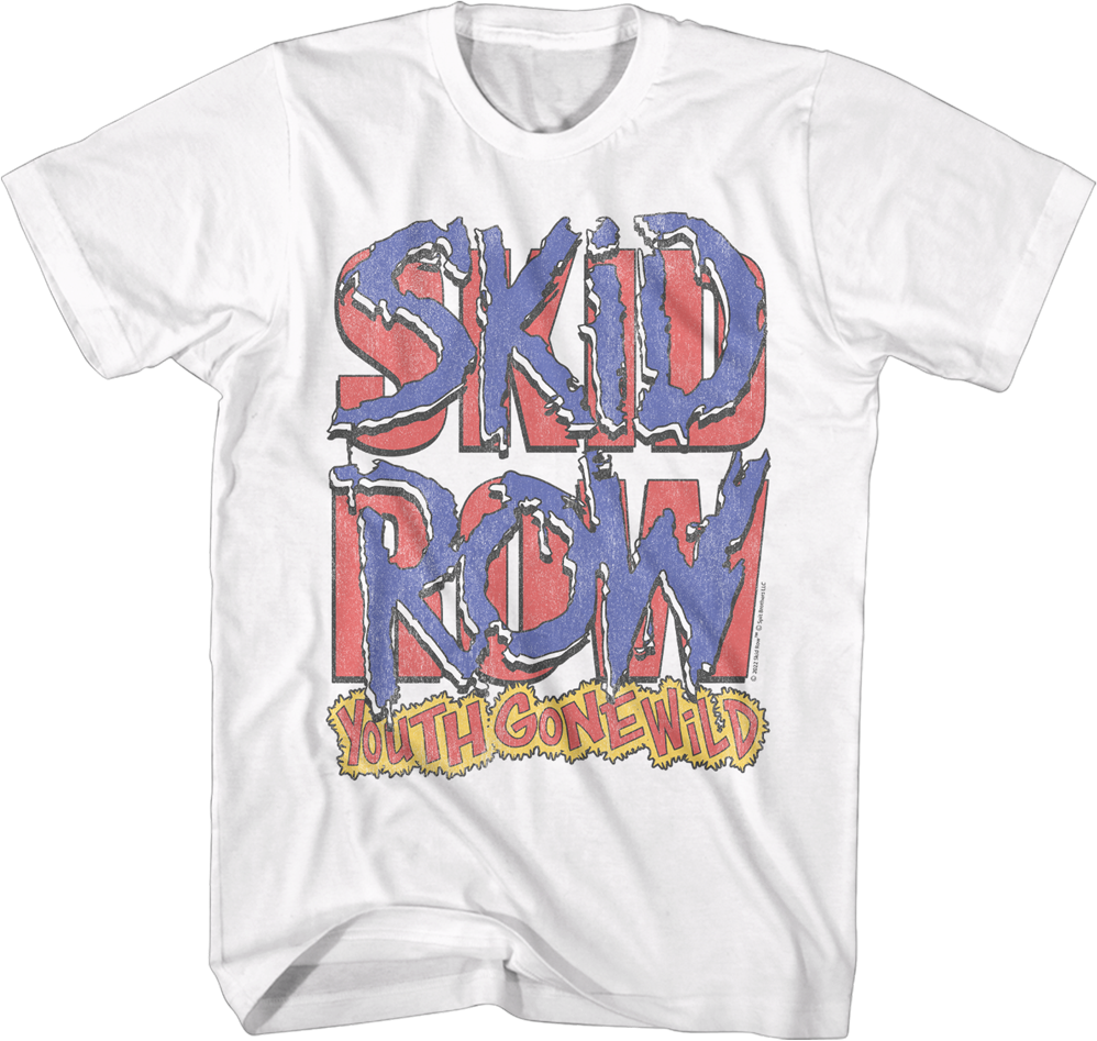 Retro Youth Gone Wild Skid Row T-Shirt