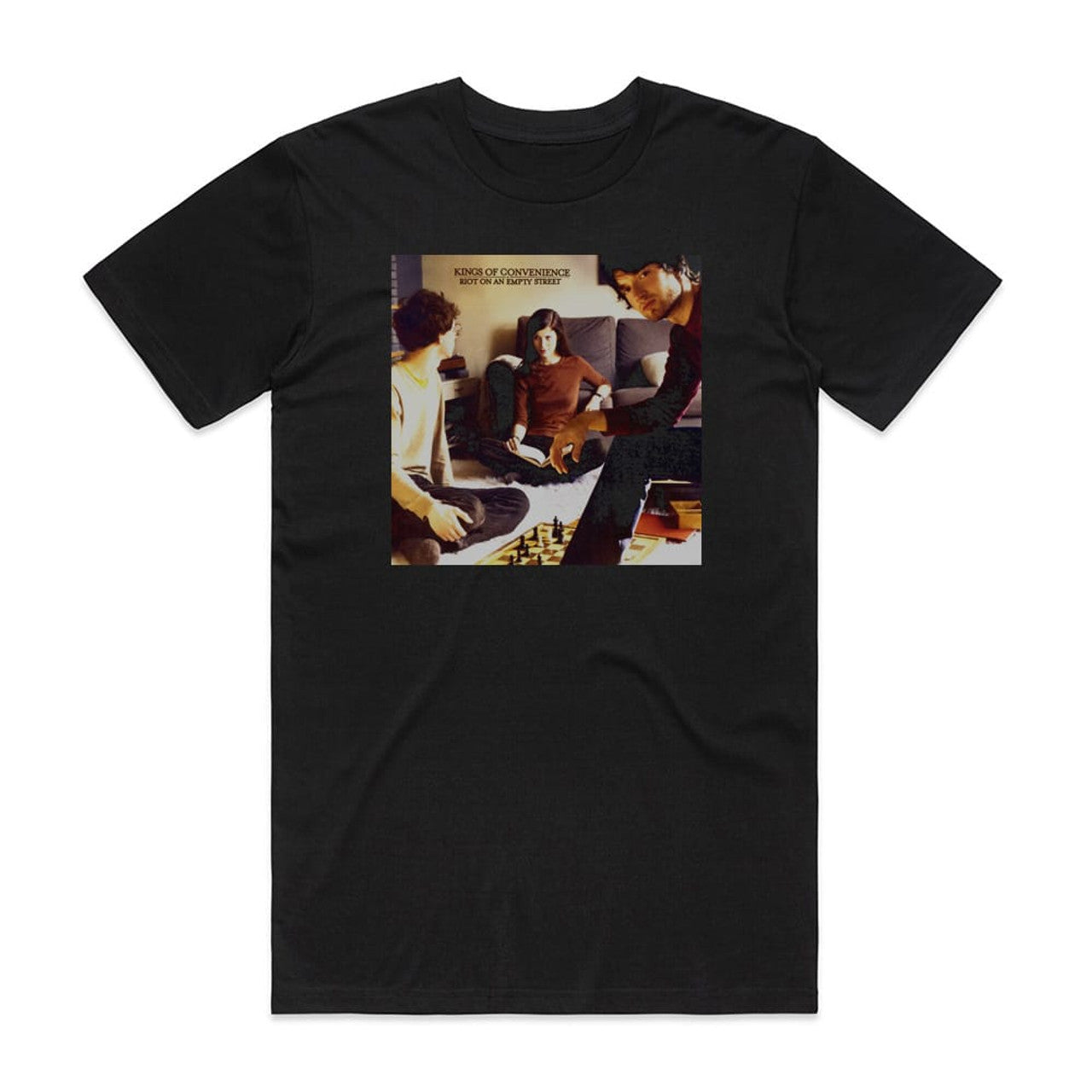 Kings of Convenience Riot On An Empty Street T-Shirt Black