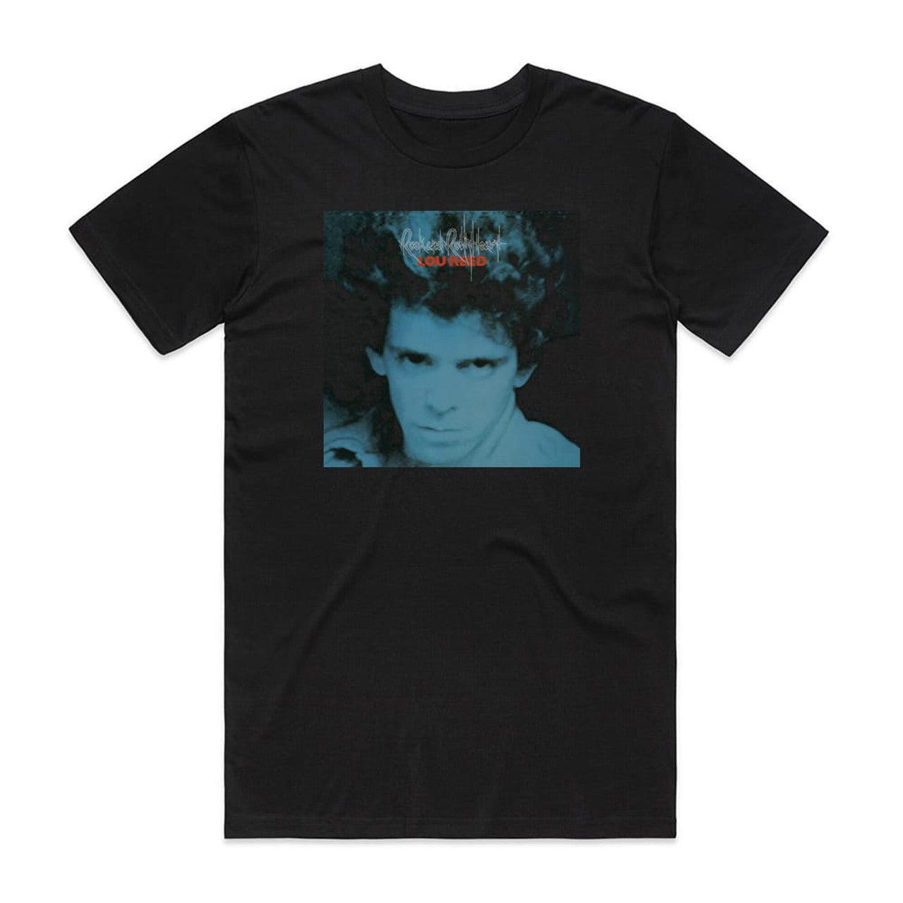 Lou Reed Rock And Roll Heart T-Shirt Black