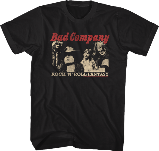 Rock 'N' Roll Fantasy The Very Best Of Bad Company T-Shirt