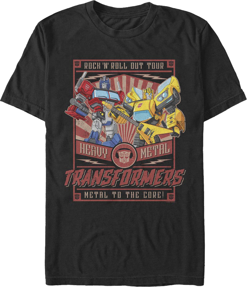 Rock 'N' Roll Out Tour Transformers T-Shirt