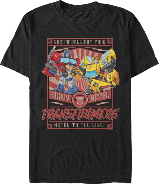 Rock 'N' Roll Out Tour Transformers T-Shirt