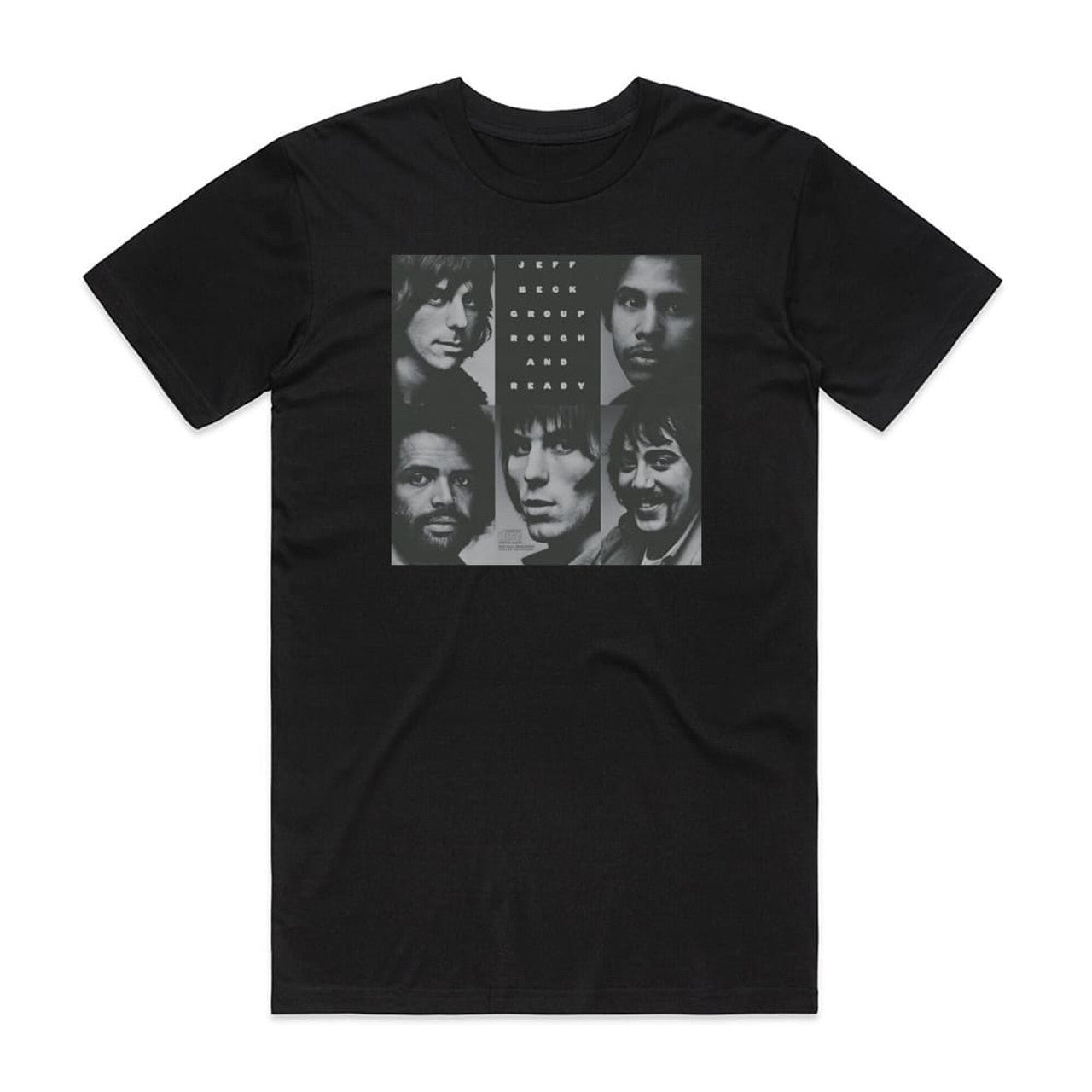 Jeff Beck Group Rough And Ready T-Shirt Black