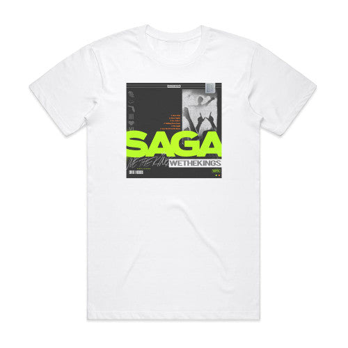 We the Kings Saga Album Cover T-Shirt White