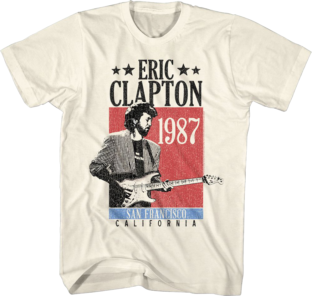 San Francisco 1987 Eric Clapton T-Shirt