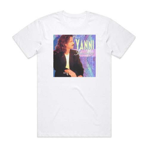 Yanni Sanctuary Album Cover T-Shirt White