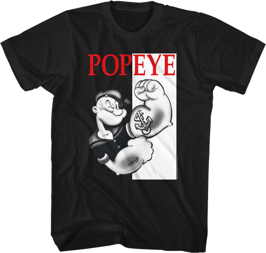 Scarface Poster Popeye T-Shirt