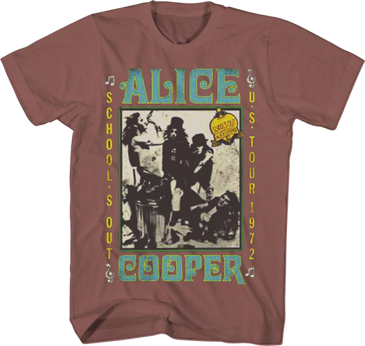 School's Out US Tour 1972 Alice Cooper T-Shirt